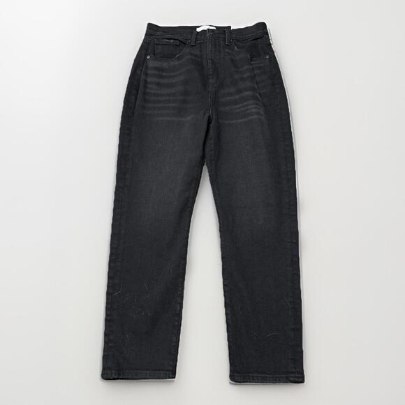 NWT Loft The Slim Woman’s 6/28 High Rise Regular‎ Fit Black Denim 28x25 - Picture 1 of 9